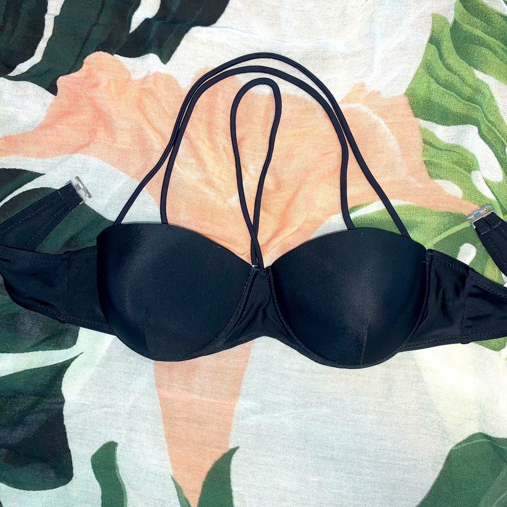 Shein Black Bikini Top Size Small